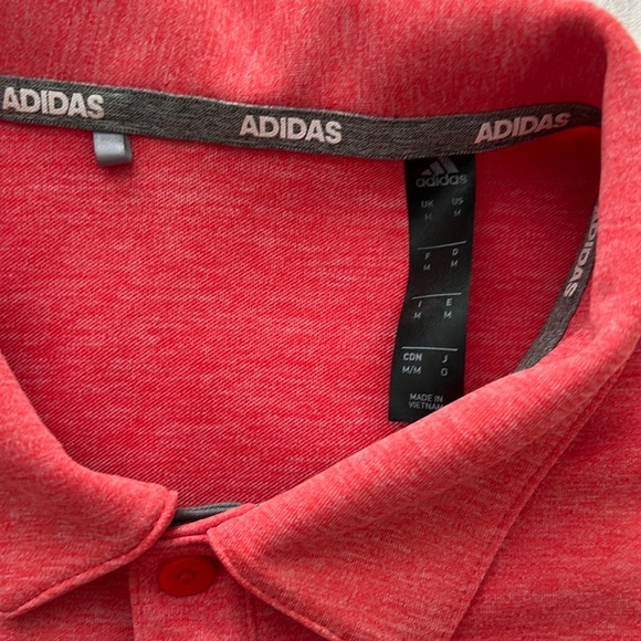 Addidas golf polo-Size medium-barley worn-no stains rips or fading - Picture 3 of 5